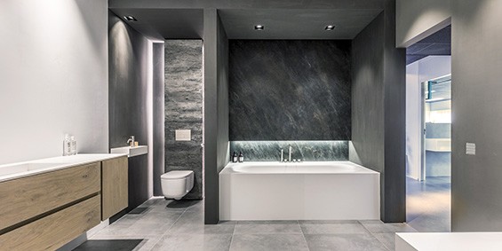 Badkamermeubelen-badkamerkasten-wastafelmeubelen-design keukens-ligbaden-B DUTCH Showroom_9345.k B Dutch design badkamers en keukens