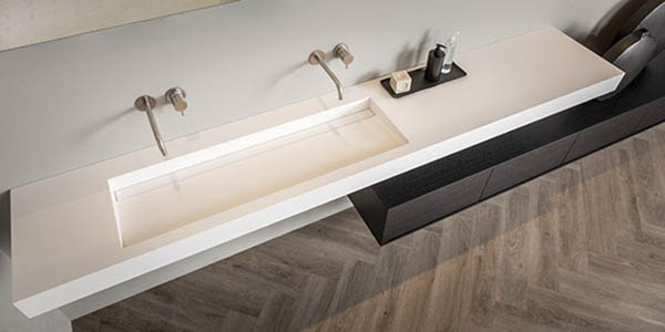 Wastafel-groot-grote-wastafels-Corian-mat-wit-B-DUTCH-design-BDUTCH-Saint-Barth-Large-565-4 Grote wastafel Corian mat wit. B DUTCH design wastafels. Diverse afmetingen, model Saint Barth Large.