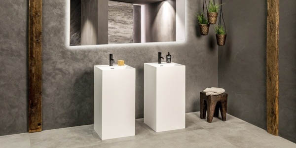 Wastafels-wasbak-Corian-Himacs-B-DUTCH-Wastafel-Zuil-vierkant-badkamerspiegel-ISLE-600×300 Waszuil B DUTCH. Mat witte waszuilen vervaardigd van topkwaliteit Solid Surface Corian. Mat witte waszuil. U koop waszuilen, wastafels, waskommen en alle andere badkamer interieurobjecten rechtstreeks bij de designer en fabriek in Cuijk.